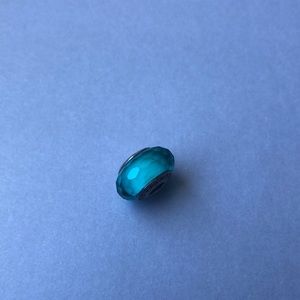 Pandora Turquoise Glass Charm